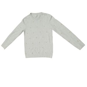 J.Crew Women's Beige Polka Dot Sweater - Size Medium